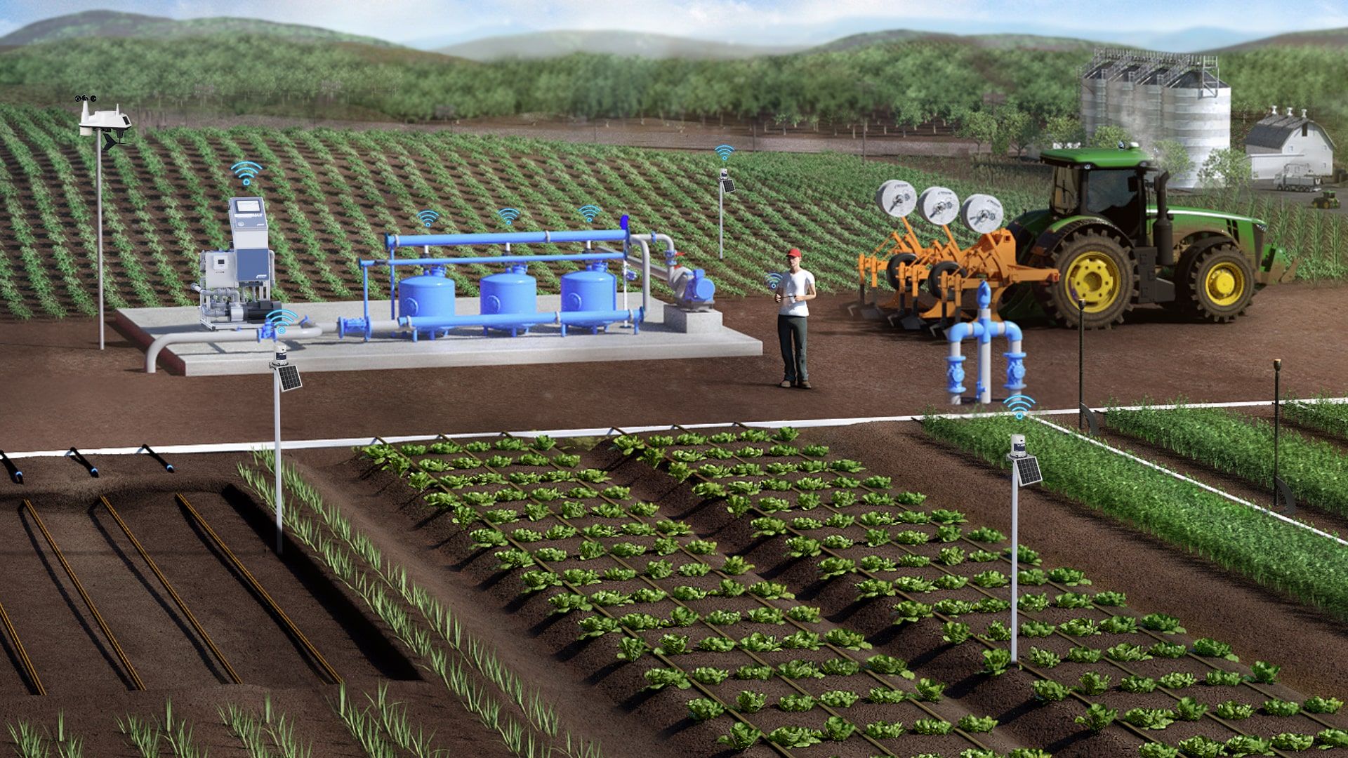 Precision irrigation products for field crops & vegetables